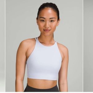 Lululemon Like a Cloud High-Neck Longline Bra *Light Support, B/C Cup 🍋